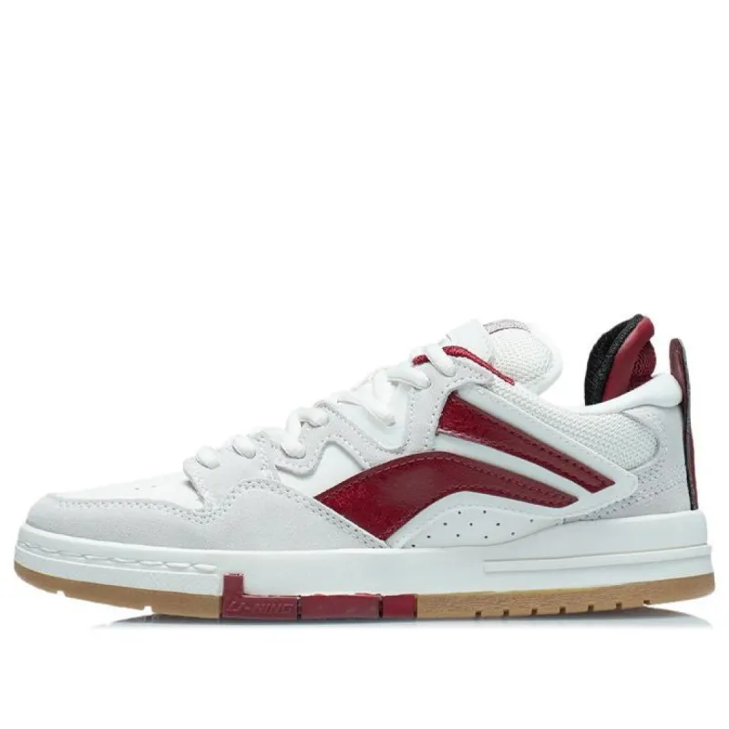 (WMNS) Li-Ning Wave Pro 'White Red Gum' AECR074-4 sold by KicksCrew