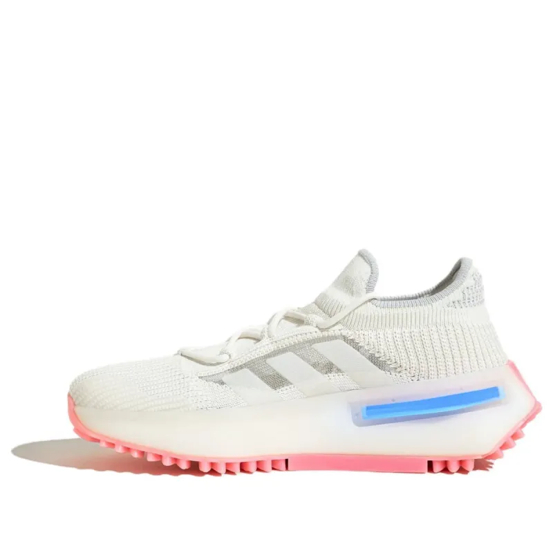 Adidas Originals NMD_S1 'White Pink Yellow' Sample HQ4436 sold by KicksCrew