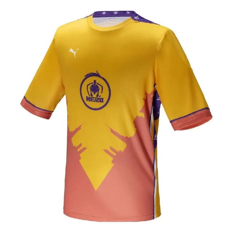 PUMA x KPL Hero Graphic Tee 'Yellow Red Blue' 605761-06 sold by KicksCrew