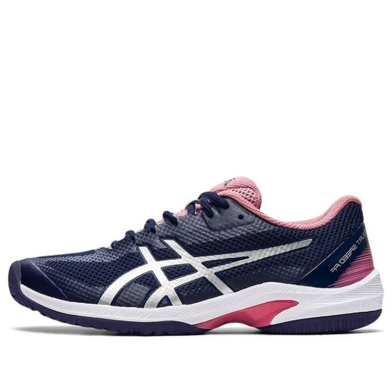 (WMNS) ASICS Court Speed FF 'Peacoat Pure Silver' 1042A080-403 sold by KicksCrew