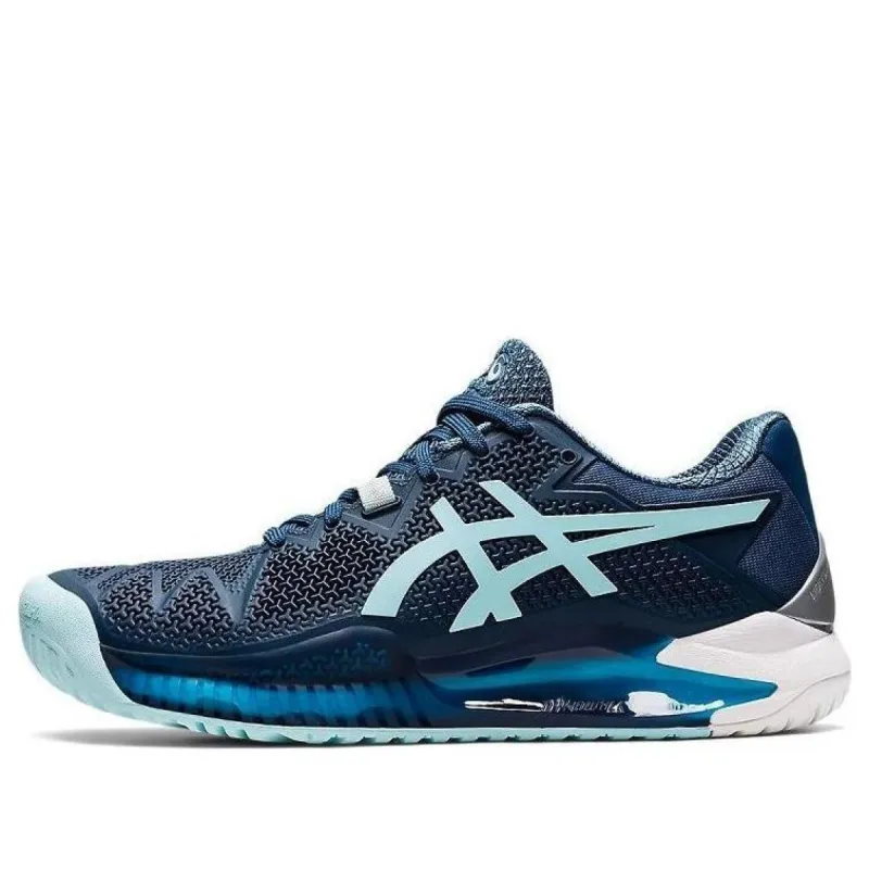 (WMNS) ASICS Gel-Resolution 8 D Wide 'Light Indigo' 1042A097-406 sold by KicksCrew