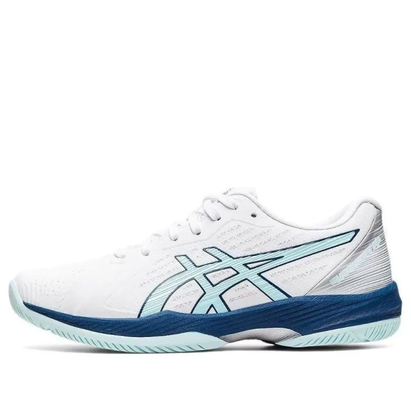 (WMNS) ASICS Solution Swift FF 'White Clear Blue' 1042A197-101 sold by KicksCrew