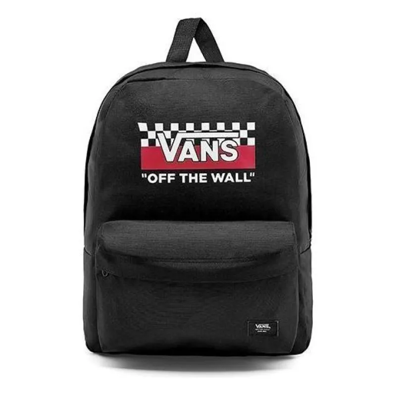 Vans Logo Backpack 'Black' VN0A4UQ7BLK sold by KicksCrew