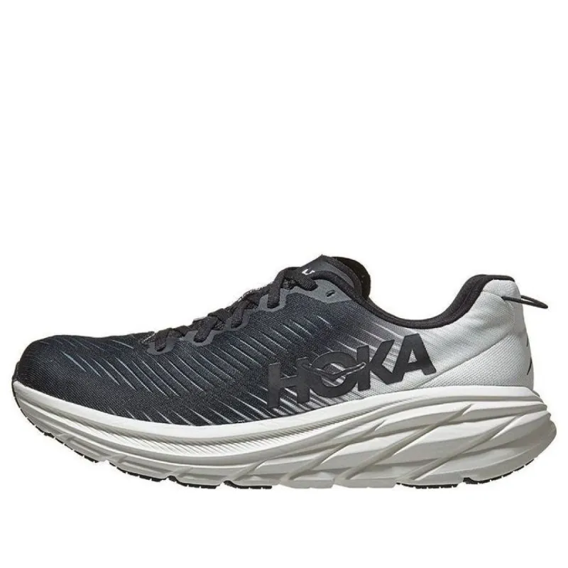 (WMNS) Hoka One One Rincon 3 Wide 'Black White' 1121371-BWHT sold by KicksCrew