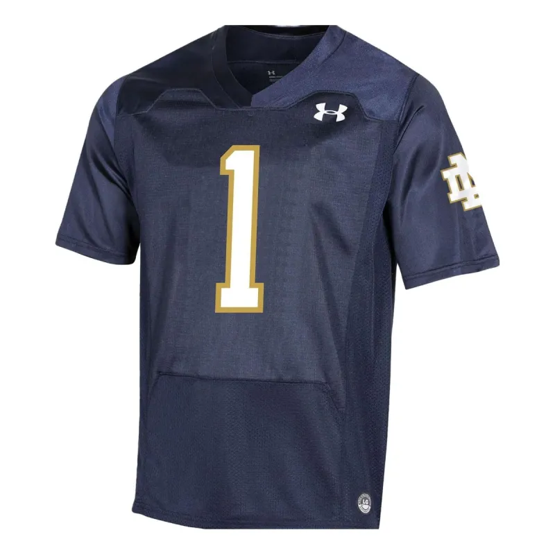 Under Armour University of Notre Dame Fighting Irish Replica Jersey 'Navy Blue' 5120729-410 sold by KicksCrew