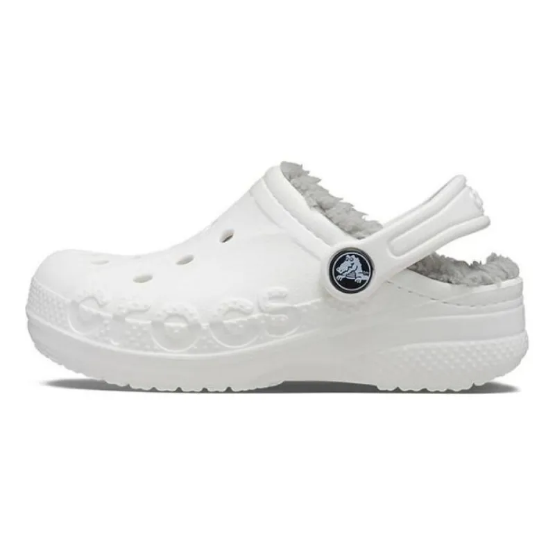 (PS) Crocs Classic Baya Lined Clog 'White Grey' 207500-11H sold by KicksCrew