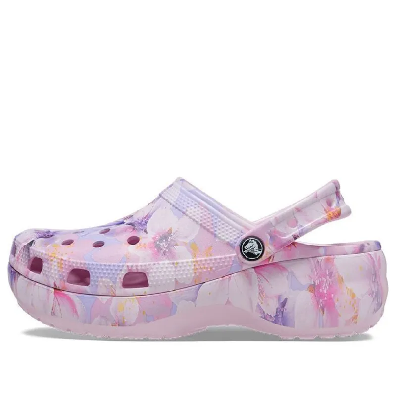 (WMNS) Crocs Classic Platform Clog 'Cherry Blossom' 208836-6W8 sold by KicksCrew