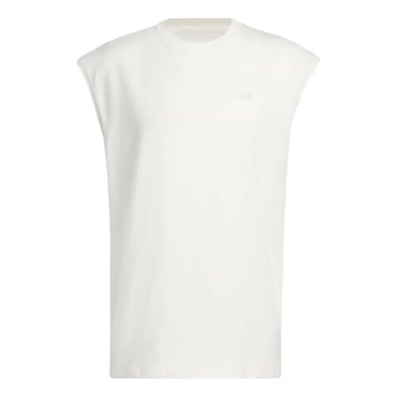 adidas Select Warm-Up Tank Top Logo 'White' IM4219 sold by KicksCrew