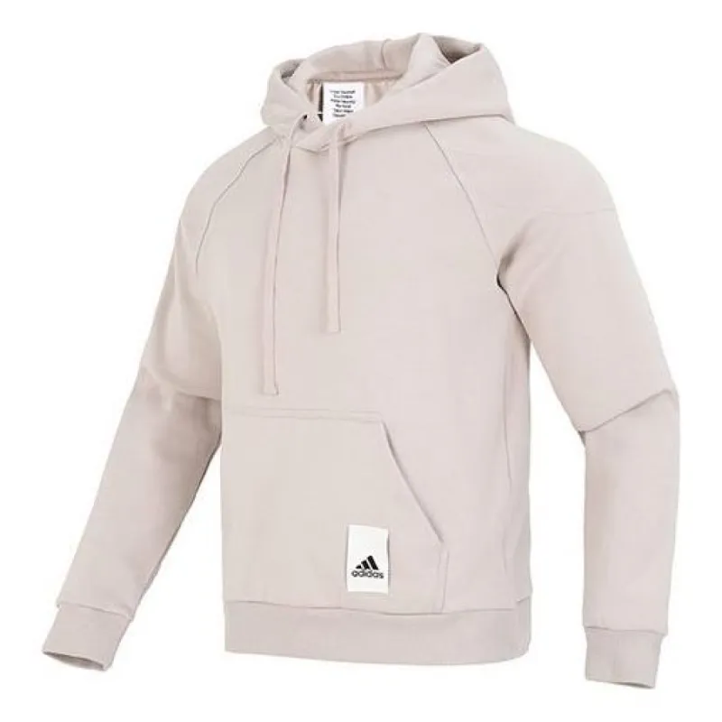 Adidas LOUNGE FLEECE HOODIE 'Wonder Taupe' IA9341 sold by KicksCrew