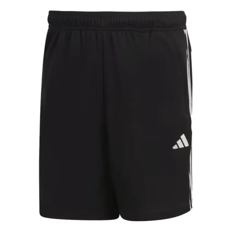 adidas TRAIN ESSENTIALS PIQU 3-STRIPES TRAINING SHORTS 'Black White' IB8111 sold by KicksCrew