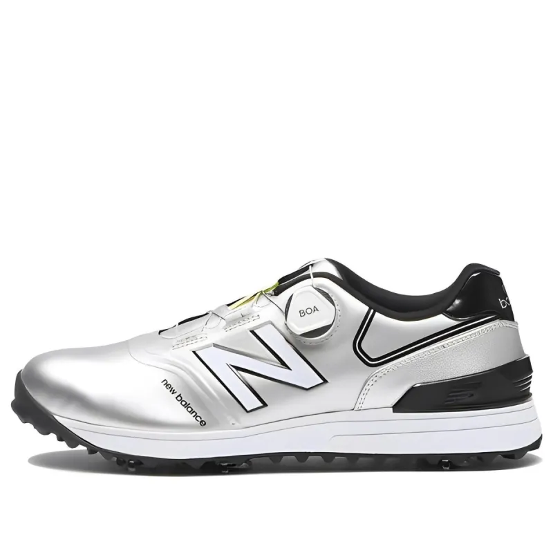 New Balance 574 V3 BOA Golf Shoes 'Silver Black' UGB574S3