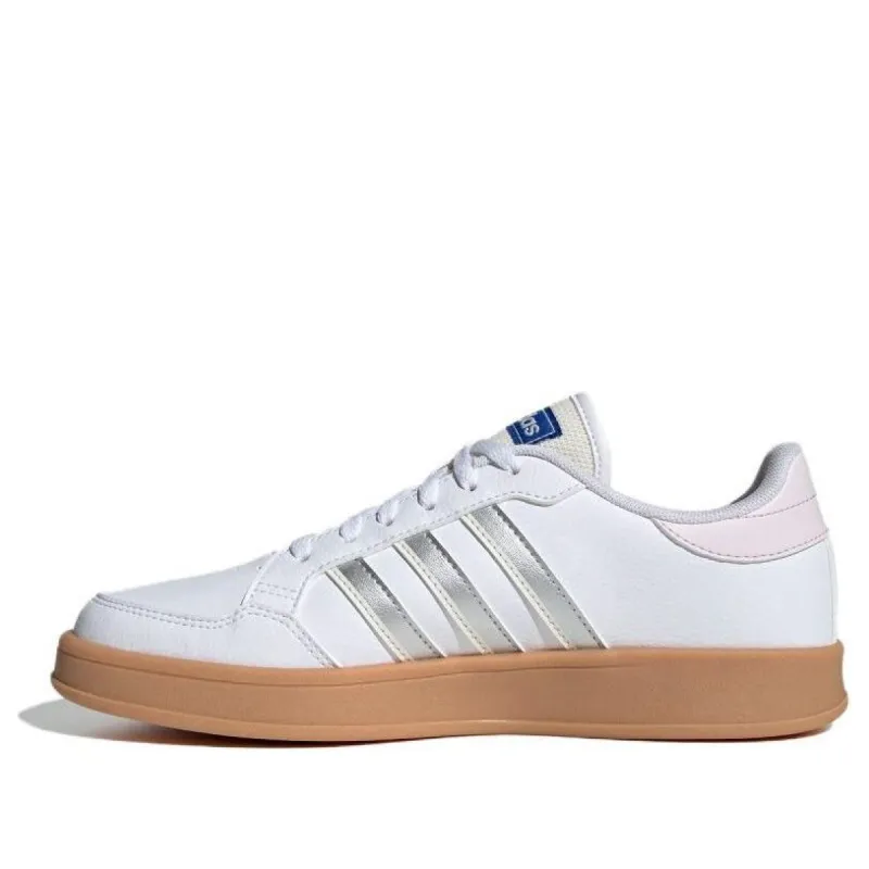 (WMNS) Adidas BREAKNET 2.0 'White Pink' IG6540 sold by KicksCrew