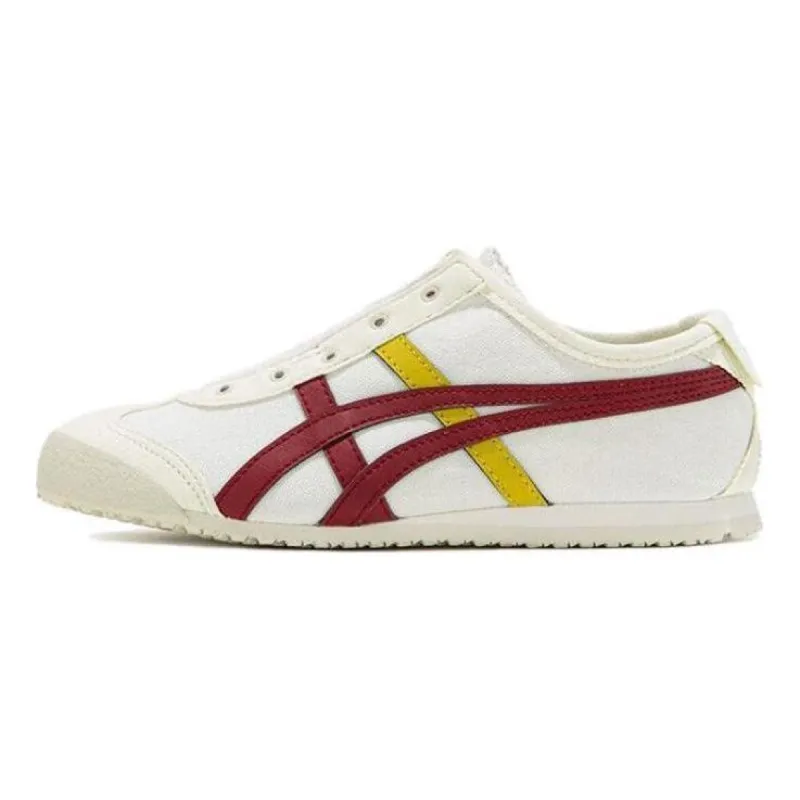 (PS) Onitsuka Tiger Serrano 'White Burgundy Yellow' 1184A085-108 sold by KicksCrew