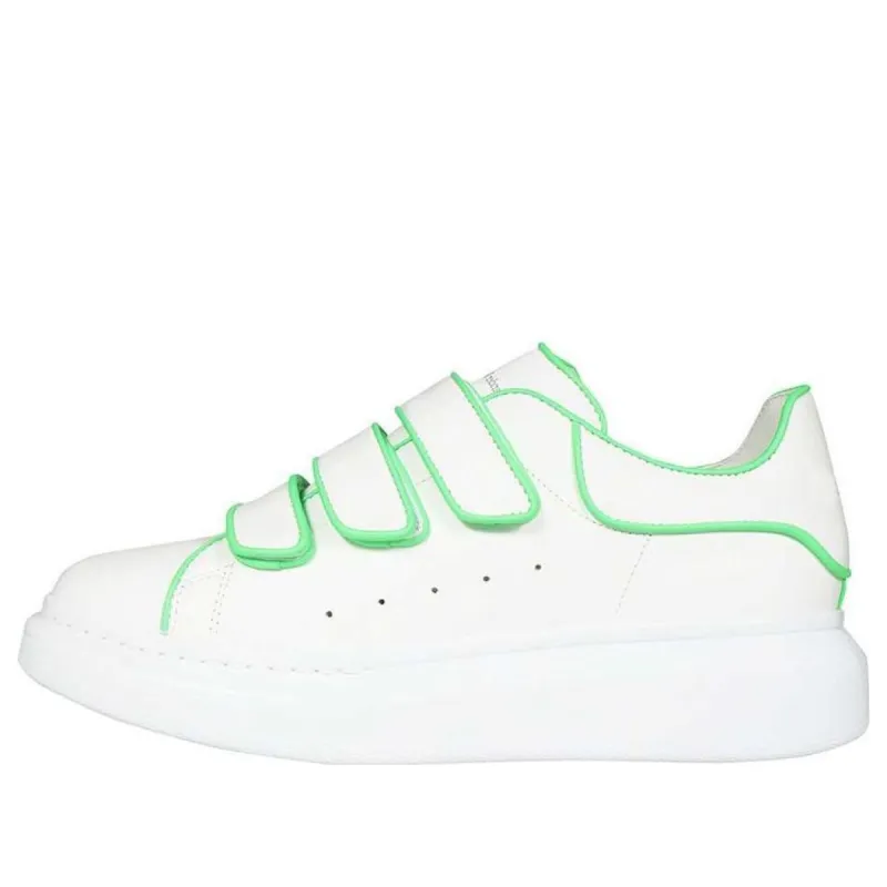 (WMNS) Alexander McQueen Oversize Sole Sneakers 'White Green' 721410WHGPF8964 sold by KicksCrew