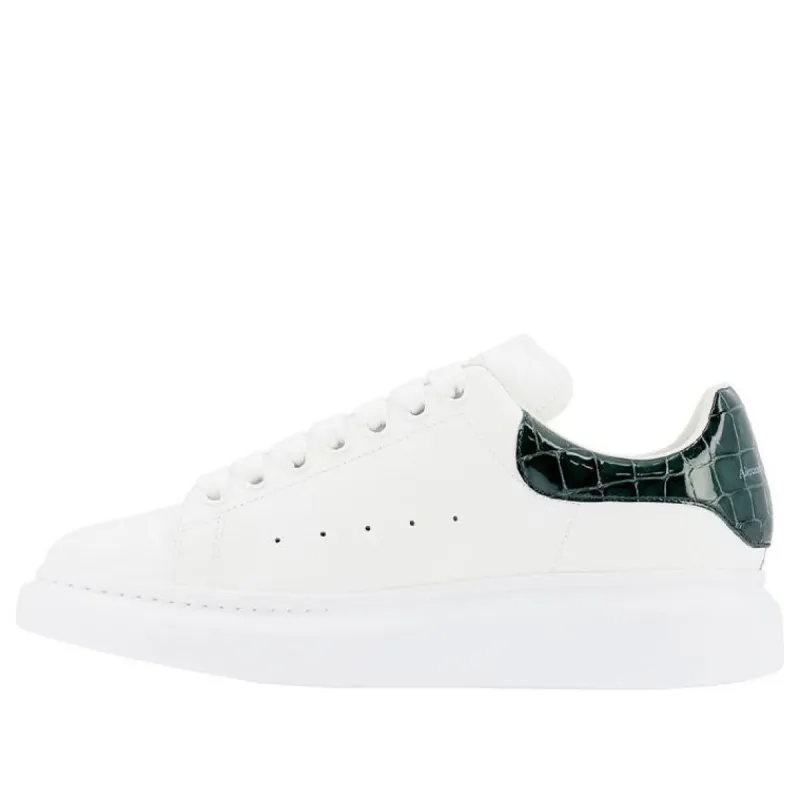 (WMNS) Alexander McQueen Oversized Sneaker 'White Green' 553770WHXMY9448 sold by KicksCrew