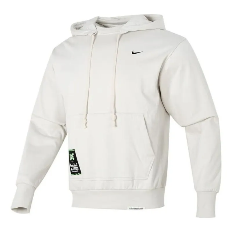 Nike Dri-Fit Logo Hoodie 'White' FV4027-072 sold by KicksCrew