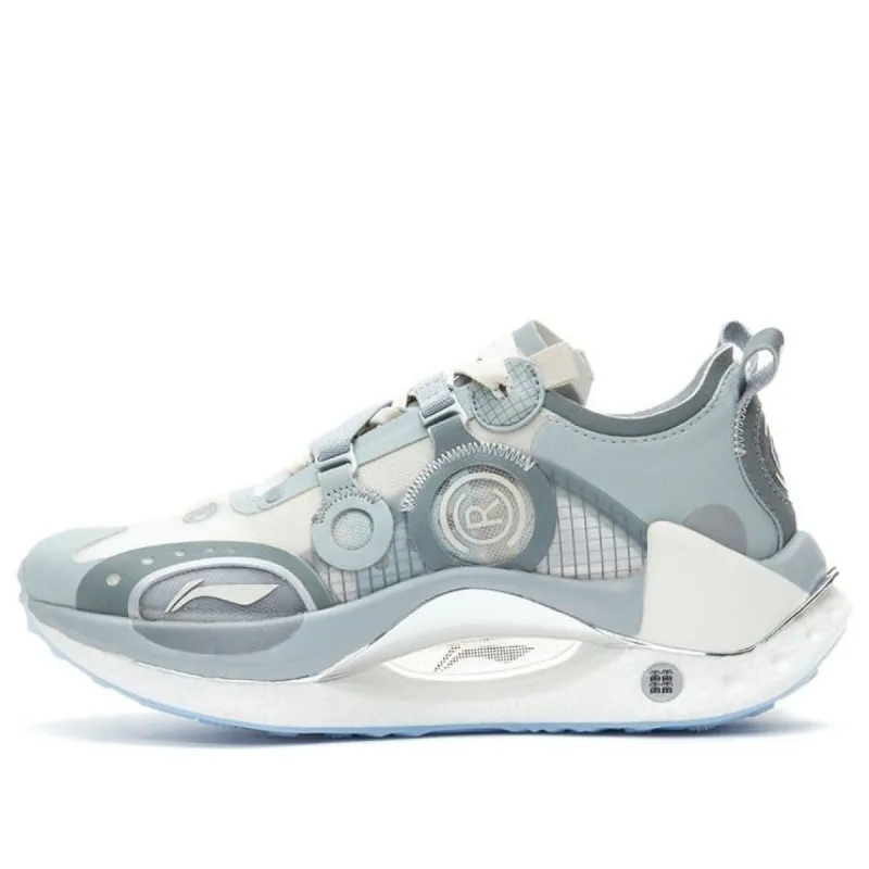 (WMNS) Li-Ning Shadow CRC Low Paris Fashion Week 'Grey Green White' ARHR102-3 sold by KicksCrew