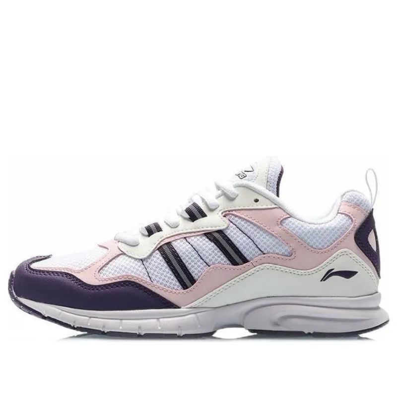 (WMNS) Li-Ning Lightweight Running Shoes 'White Pink Purple' ARBP064-3 sold by KicksCrew