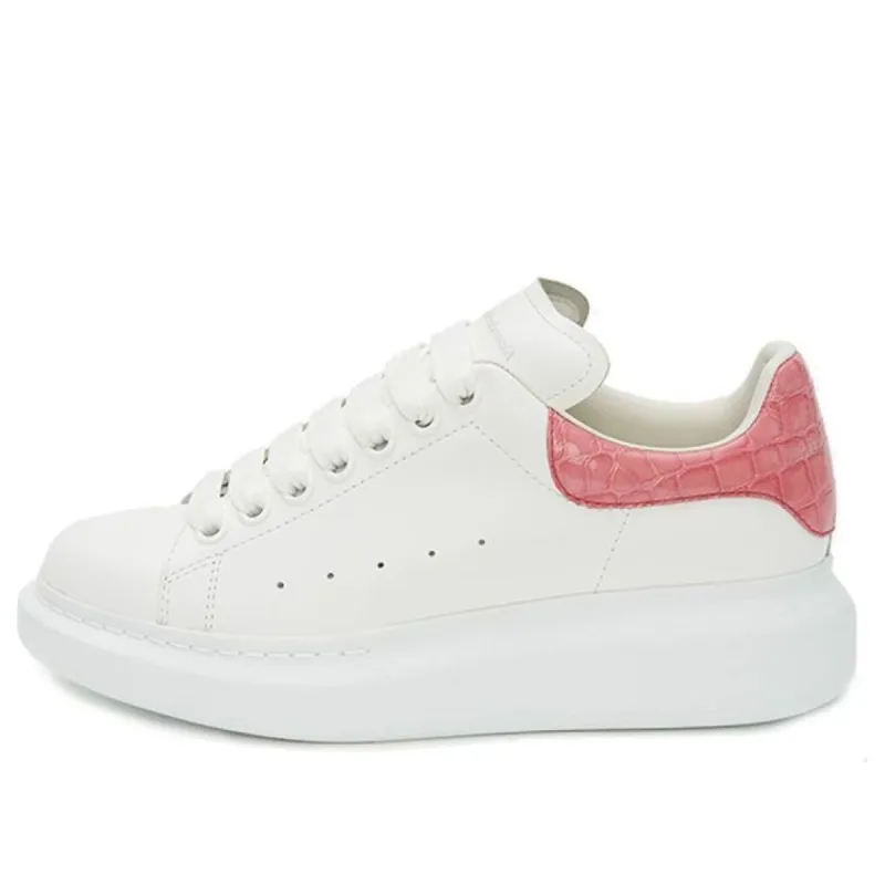 (WMNS) Alexander McQueen Oversized Sneaker 'White Bloom' 553770WHXMY9137 sold by KicksCrew