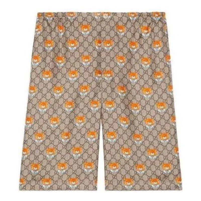 Gucci x Kai GG Silk Shorts 'Beige Brown' 660286-ZAG1O-2233 sold by KicksCrew