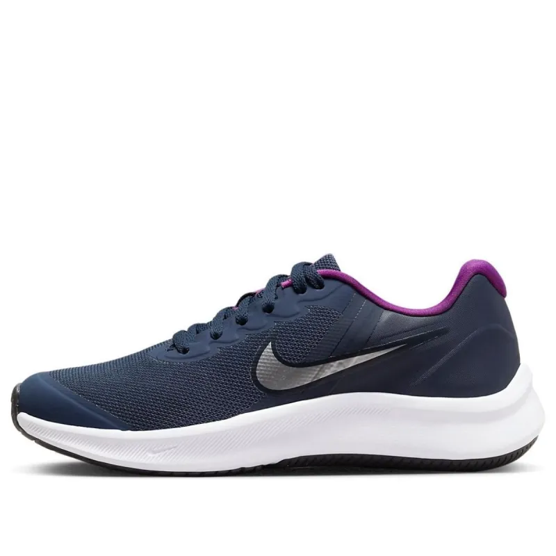 (GS) Nike Star Runner 3 'Midnight Navy Vivid Purple' DA2776-404 sold by KicksCrew