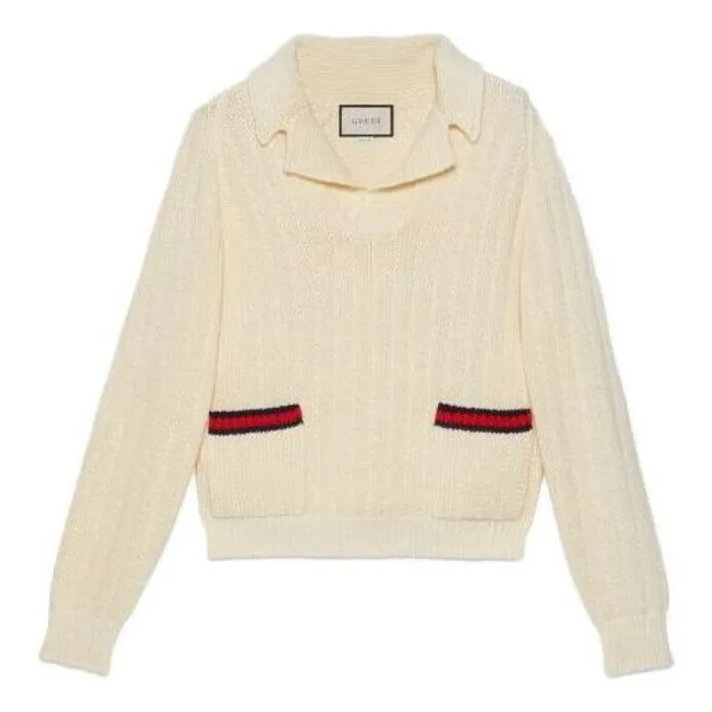 Gucci Gucci Tiger Knit Sweater With Patch 'Ivory' 686071-XKB8Q-9733 sold by KicksCrew