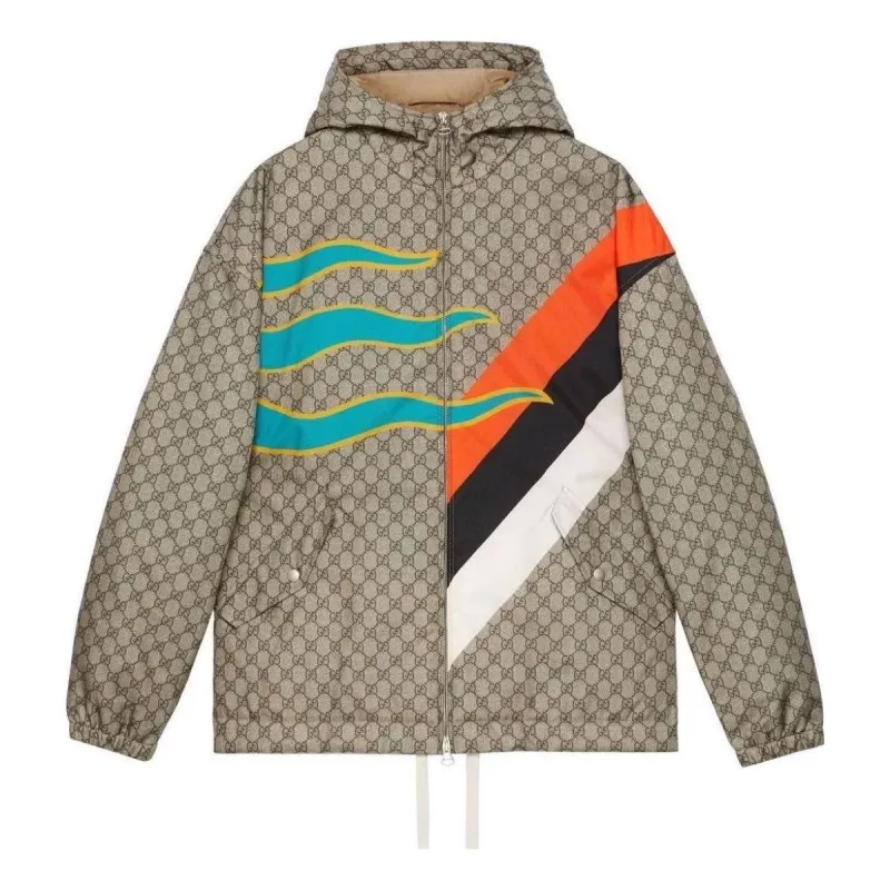 Gucci 'Gucci Centum' Print Jacket 'Beige Ebony' 681329-ZAIDH-9228 sold by KicksCrew