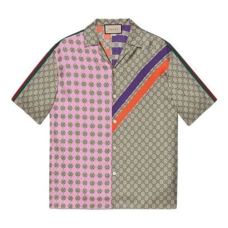 Gucci Geometric GG Print Bowling Shirt 'Mukticolor' 681207-ZAIDF-9724 sold by KicksCrew