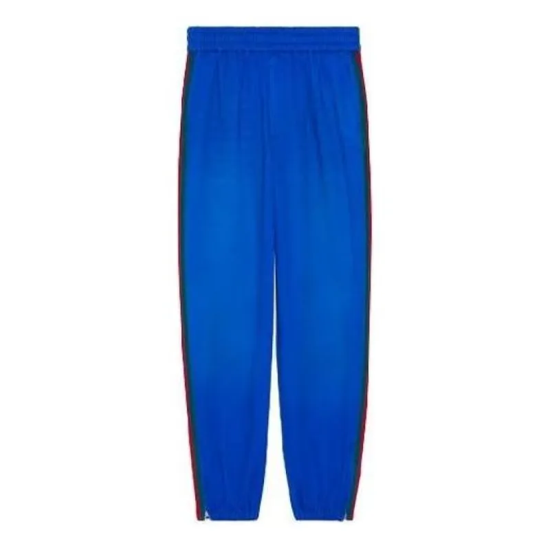 Gucci 100 Cotton Pants 'Blue' 676350-Z8AUY-4309 sold by KicksCrew