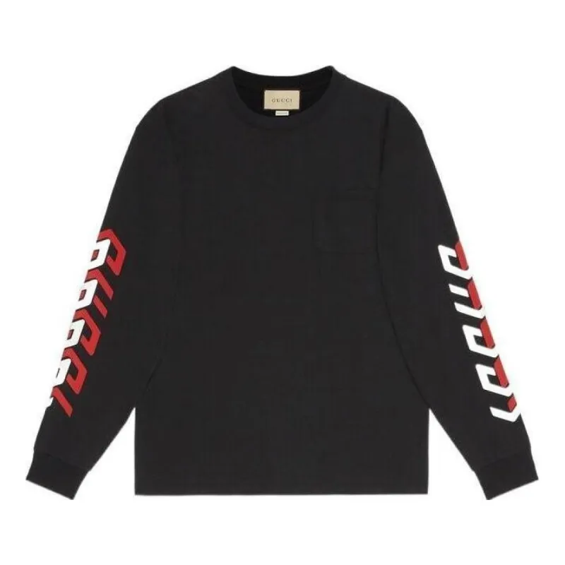 Gucci Cotton T-Shirt With Gucci Mirror Print 'Black' 676063-XJDWA-1152 sold by KicksCrew