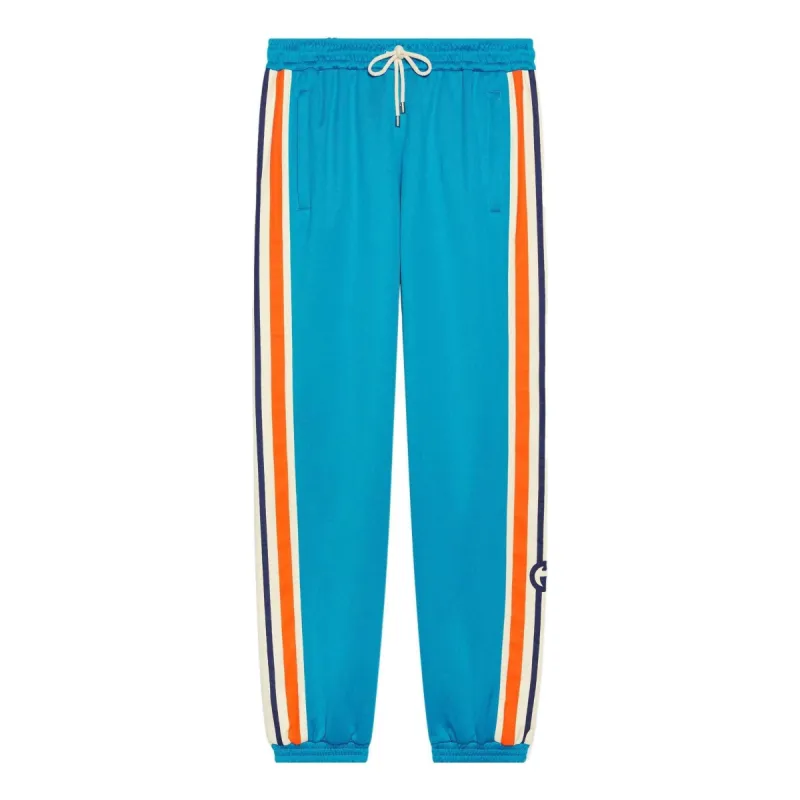 Gucci Interlocking G Jogging Pant 'Bright Zircon Ivory Orange' 674246-XJDU1-4628 sold by KicksCrew