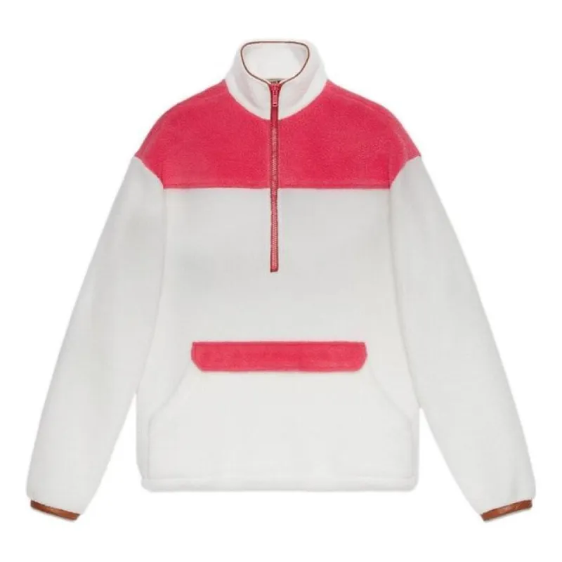(WMNS) Gucci x The North Face Sweatshirt 'Off White Dark Pink' 673724-XJDUK-9799 sold by KicksCrew