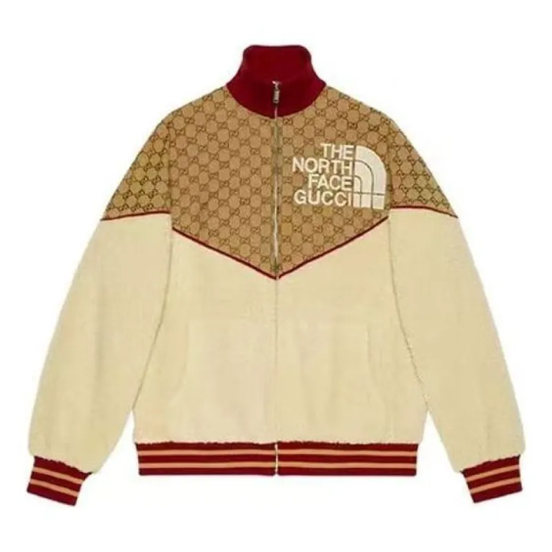 Gucci x The North Face Zip Jacket 'Beige Ebony' 672394-XJDS0-2102 sold by KicksCrew