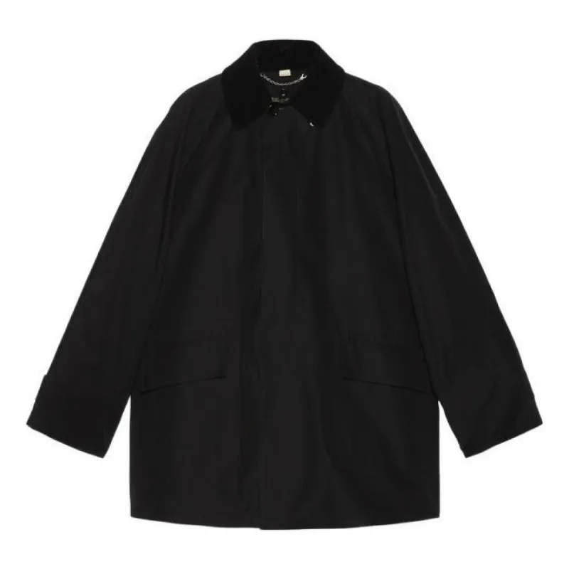 Gucci Cotton Coat with 'You Got Good Taste' Print 'Black' 672270-ZAICI-1043 sold by KicksCrew