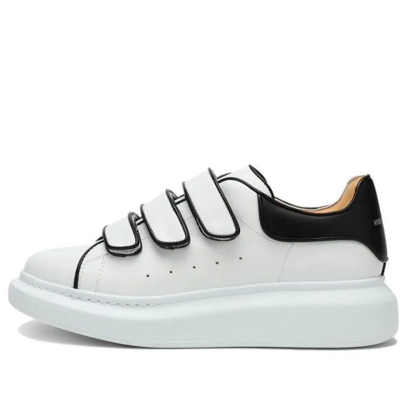 (WMNS) Alexander McQueen Oversize Sole Sneakers 'White Black' 721410WHJE59061 sold by KicksCrew