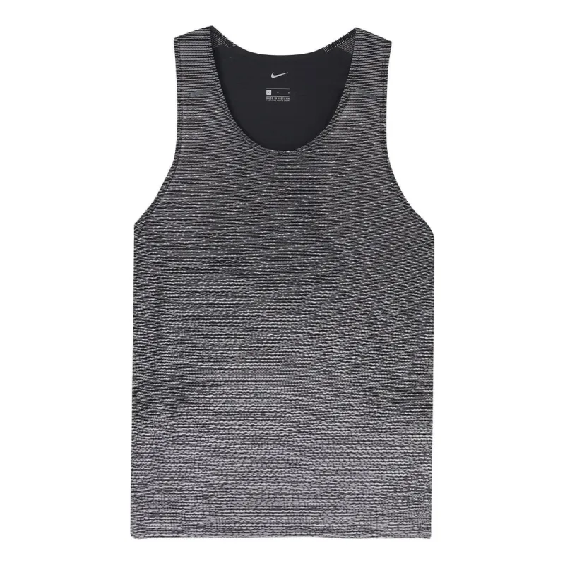 Nike Running Run Division Pinnacle Tank 'Grey Black' DA1297-010 sold by KicksCrew