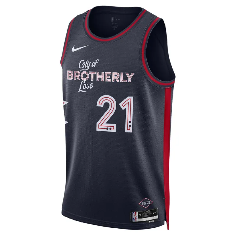 Nike Dri-FIT NBA Swingman Jersey 2023/24 City Edition 'Philadelphia 76ers Joel Embiid' DX8515-420 sold by KicksCrew