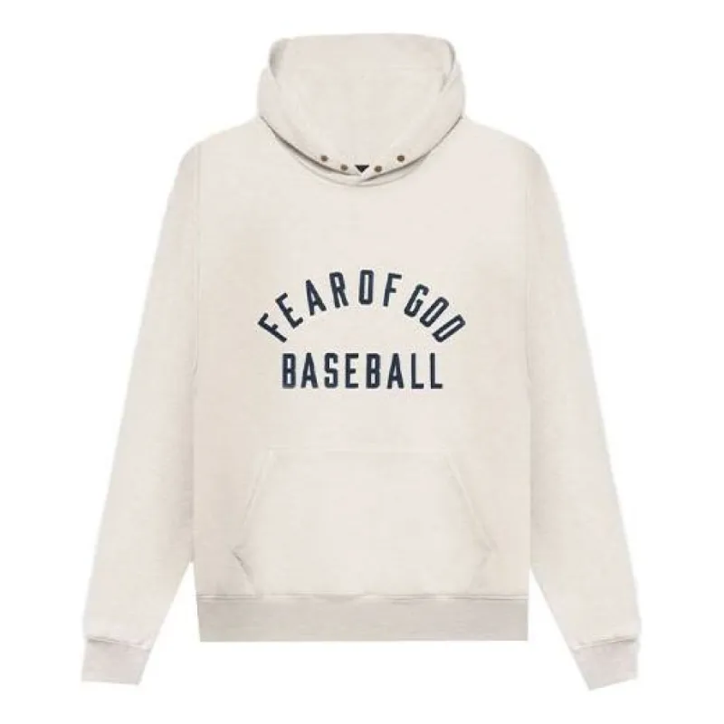 Fear of God Baseball Hoodie 'Cream Heather' FG50-046OFL-101 sold by KicksCrew
