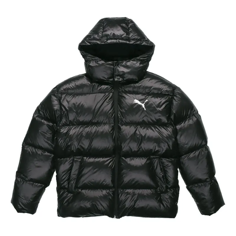 Puma Volume Down Jacket 'Black White' 585408-01 sold by KicksCrew