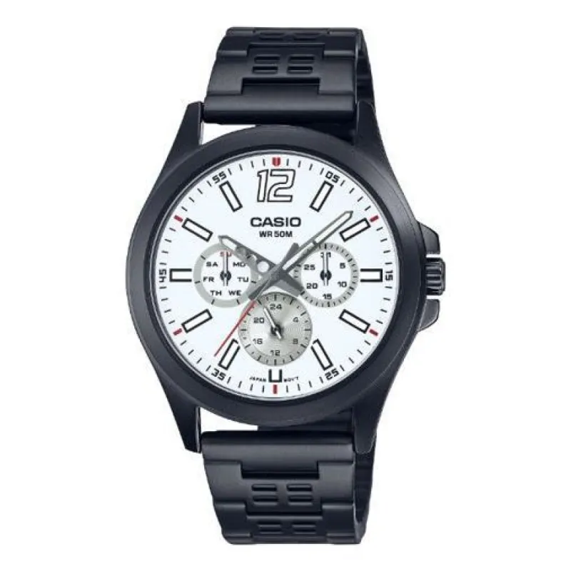 CASIO Analog 'Black' MTP-E350B-7BV sold by KicksCrew