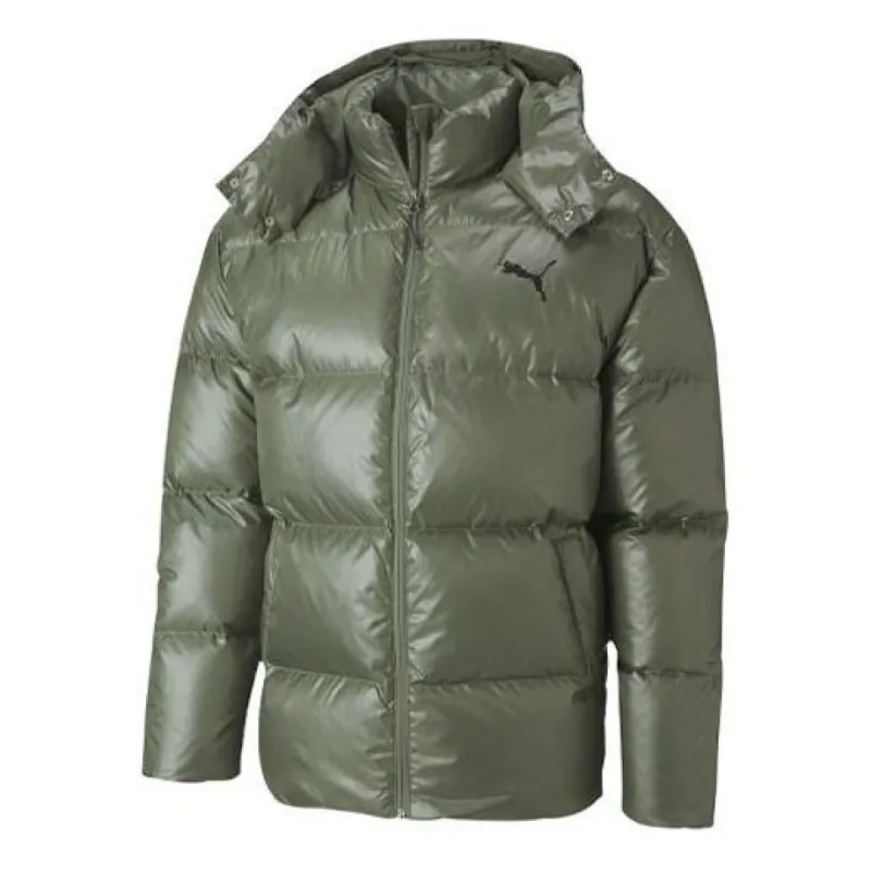 Puma Volume Down Jacket 'Green Black' 585408-64 sold by KicksCrew