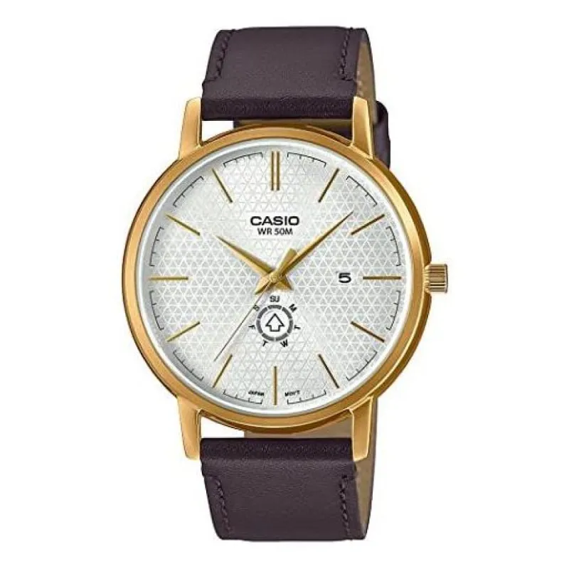 CASIO Analog 'Brown Gold' MTP-B125GL-7AV sold by KicksCrew