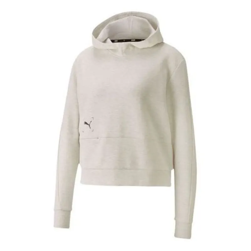 (WMNS) Puma Nu-Tility Hoodie 'White Black' 585257-19 sold by KicksCrew