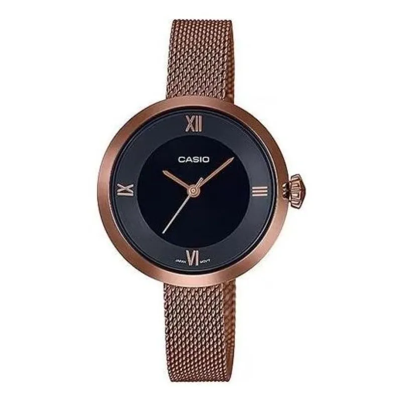 (WMNS) CASIO Analog 'Copper' LTP-E154MR-1A sold by KicksCrew