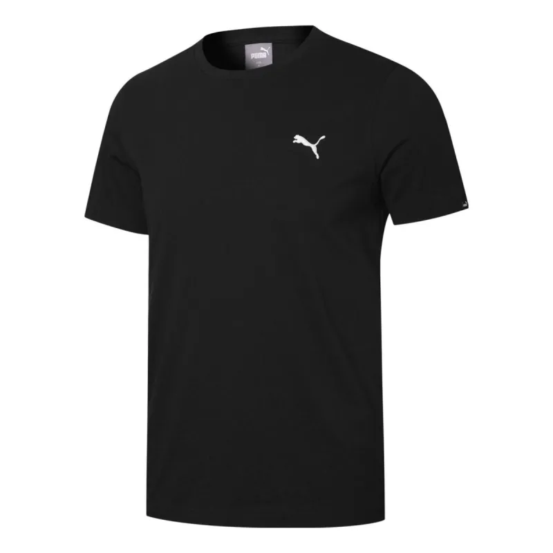Puma Essential Logo Tee 'Black' 584369-01 sold by KicksCrew