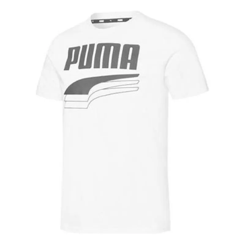 Puma Rebel Bold T-Shirt 'White' 583867-02 sold by KicksCrew