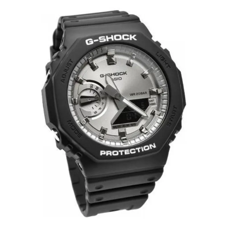 CASIO G-Shock Digital-Analog 'Black Silver' GA-2100SB-1AJF sold by KicksCrew
