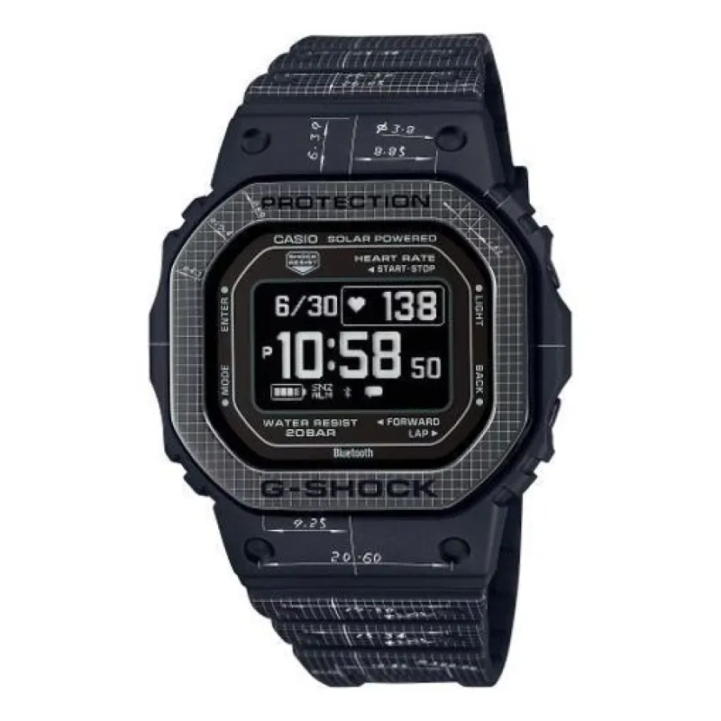 CASIO G-Shock Digital 'Black White grid' DW-H5600EX-1JR sold by KicksCrew