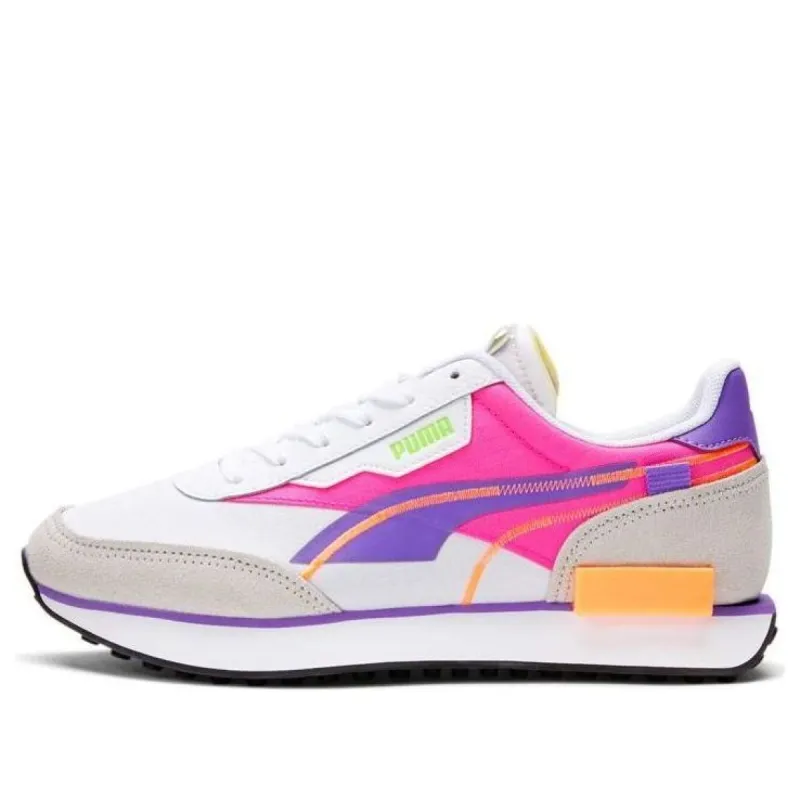 (WMNS) Puma Future Rider Twofold 'White Luminous Purple' 381700-03 sold by KicksCrew