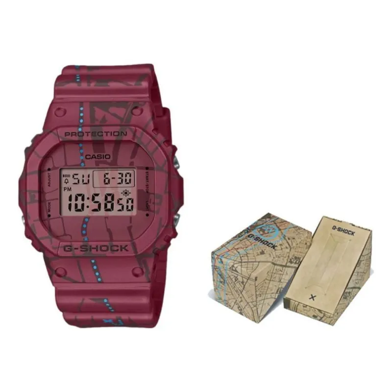 CASIO G-Shock Digital 'Burgundy' DW-5600SBY-4 sold by KicksCrew